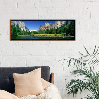 Bridalveil Fall, vallée de Yosemite, parc national de Yosemite, Californie, États-Unis - reproduction de photo sur toile