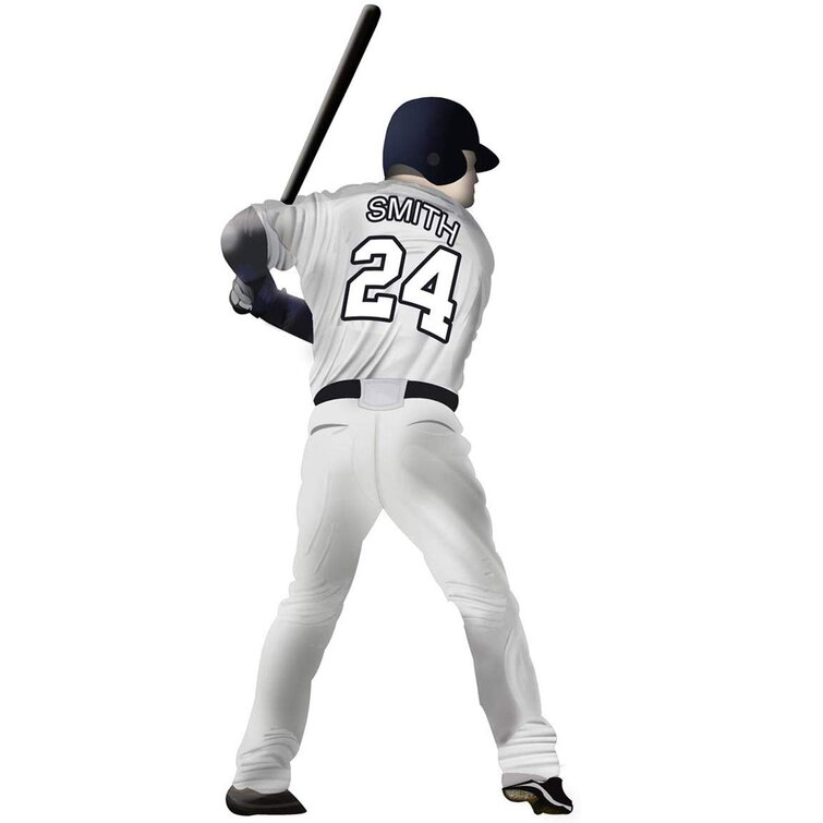 Baseball Player Silhouette - Batter - Black Poster for Sale by