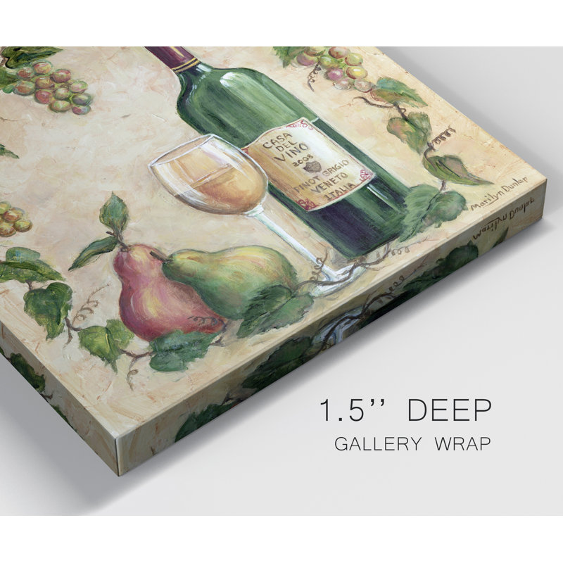 Casa Del Vino, reproduction d'art sur toile tendue, H 24 po x l 24 po x P 1 po