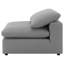 Marler Boucle Upholstered Armless Chair Grey-2049523167
