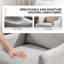  Ensemble de 2 chaises de chambre à coucher en lin 2 pièces-112232046