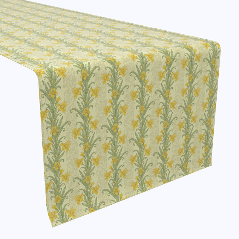 Floral 115 Cotton Table Runners, 108" x 16"