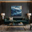 Art mural nautique gris sur toile-372415805