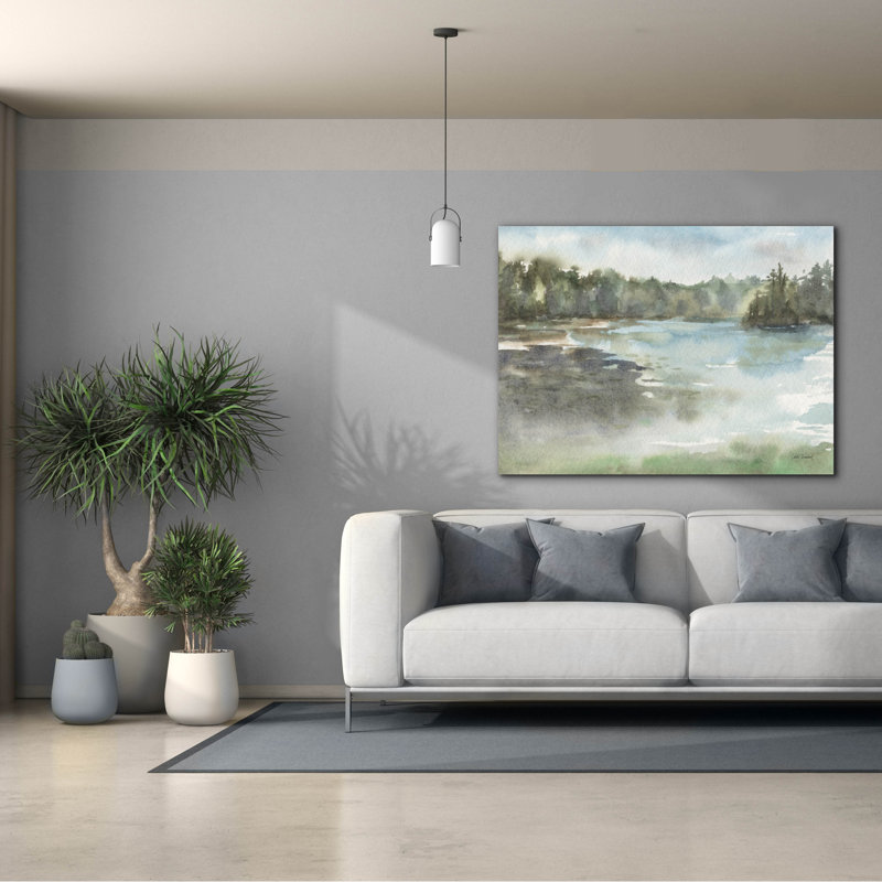 «Epic Graffiti» «Lake Manuka» par Leslie Trimbach, art mural sur toile, H 40 po x l 54 po x P 1,5 po