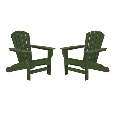 Willene Outdoor Adirondack Set