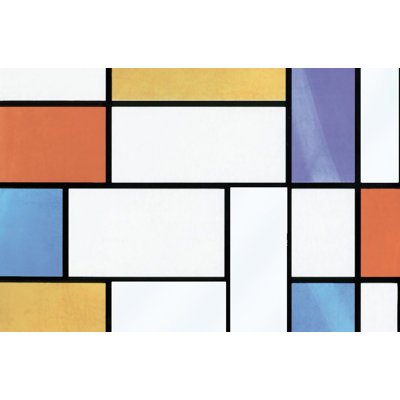 Décalcomanie de fenêtre Mondrian