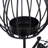 11.61" Bird Cage Iron Table Candle Lantern-1791480437