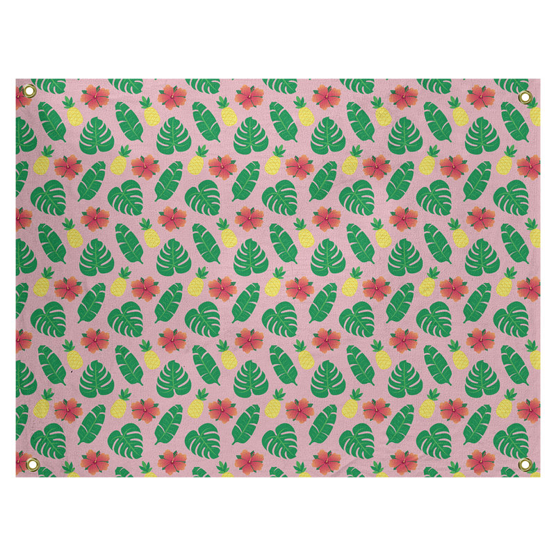 Tapisserie tropical par katelyn elizabeth Kitterman, H 27,5 po x l 37,5 po, Intérieur / extérieur