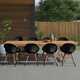 Alyisa 79'' Rectangular 8 - Person Outdoor Dining Set