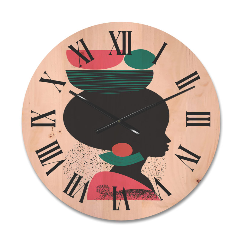 Horloge murale en bois, Moyenne
