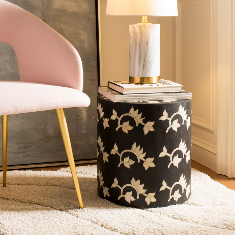 Tabouret d'appoint Barnard, Noir