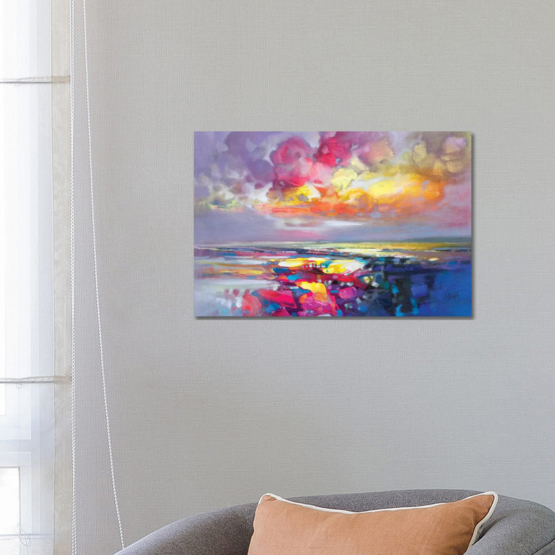 Primary Shore by Scott Naismith - Wrapped Canvas Painting, 66.04 cm H x 45.72 cm W x 1.91 cm D