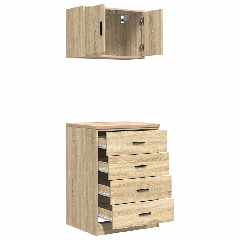 1 Piece Garage Cabinet Accessory, Sonoma Oak, 2
