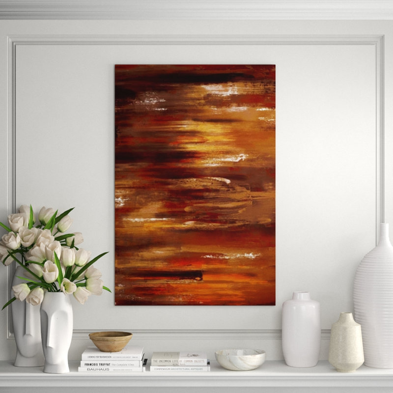 Glitch II Print by Elena Carlie, Image Brush Gel, 60" H x 40" W x 1.5" D