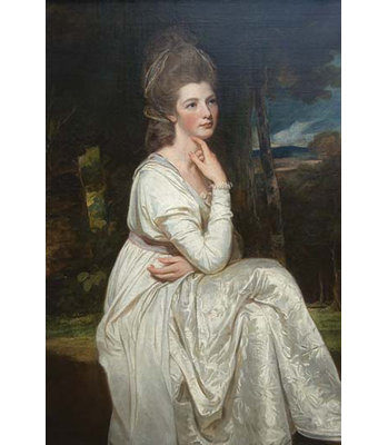" Lady Elizabeth Hamilton Countess Of Der " by George Romney