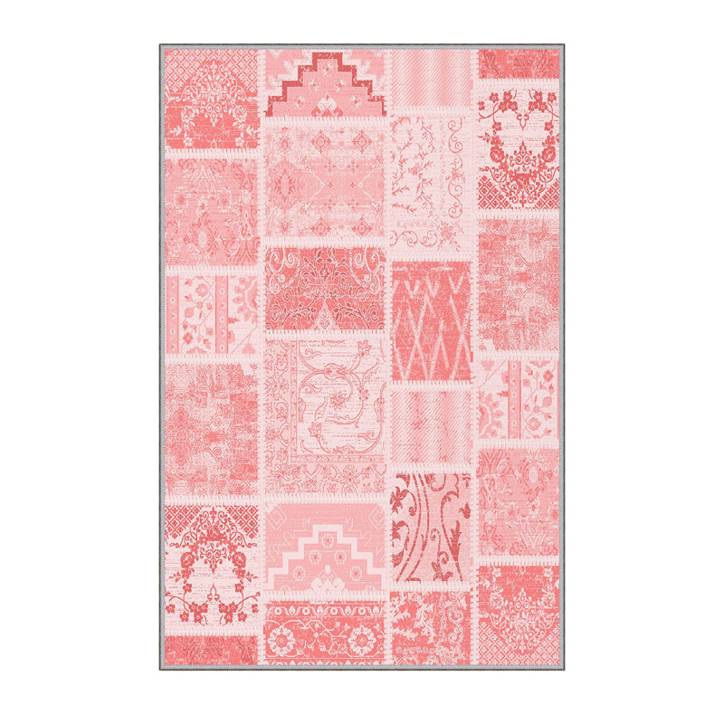 High-Quality 3D Printed Area Rug (2.6 x 4.0 ft), 100% Polyester, 0.3 in Pile Height | Antibacterial, Non-Slip PVC Felt Dot Underside | Machine Washable, Elegant Design for Living Room, Bedroom & Office