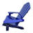 Comfortable Blue Chair For , Constructed Of Populus Wood, Great Poolside Lounging Made Suitable Patio And Garden, Assembly Required