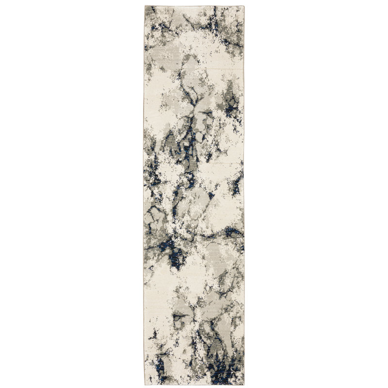 Ronny Abstract Rug, Runner 2'3" x 8'