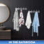 Paizlea Stainless Steel Wall 10 - Hook Wall Mounted Coat Rack