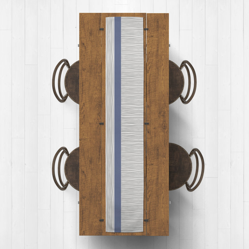 Anchie Colorblock Table Runner, 90" L x 16" W