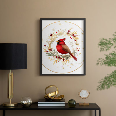 «Christmas Holiday Art CML XXII», reproduction encadrée - bois massif