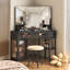Chantle Dressing Table with Mirror-1480417175