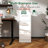 Vertical File Cabinet With 3 Drawers And Lock, A4/Legal Letter Organization, Office Must - Have, Cold Rolled Steel, Waterproof Surface, Simple Installation Essential, Quick Assembly-120659717