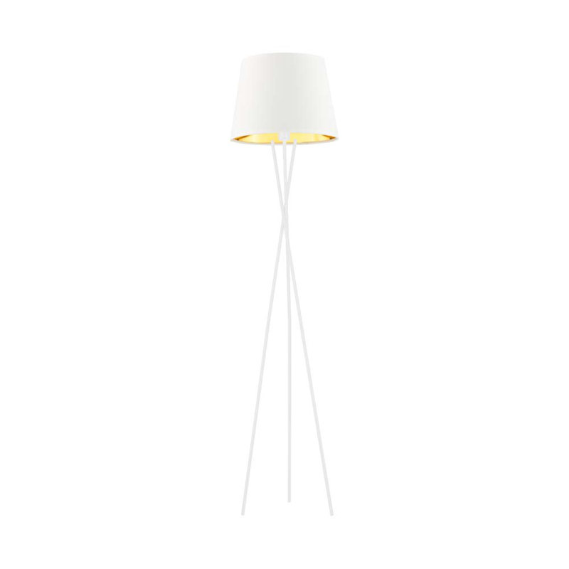 Shullsburg 165cm Tripod Floor Lamp, White, White