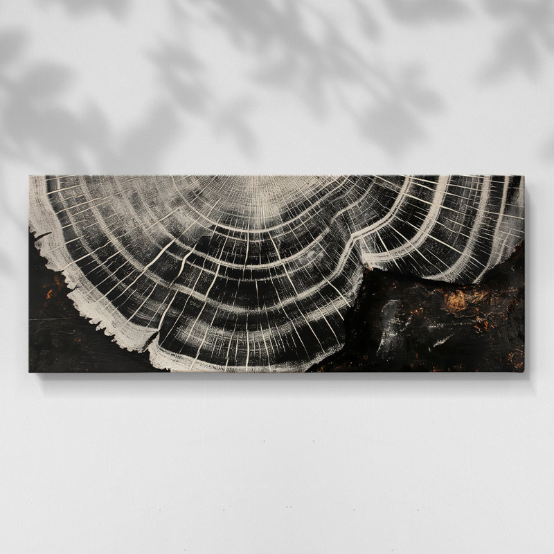 Toile tendue avec châssis abstrait # 2 LXVI-Abstract, H 12 po x l 30 po
