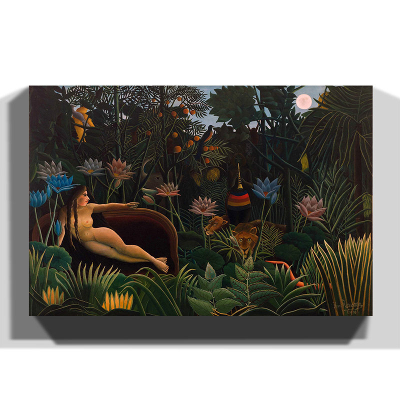 Henri Rousseau - Wrapped Canvas Painting, 70cm H x 100cm W