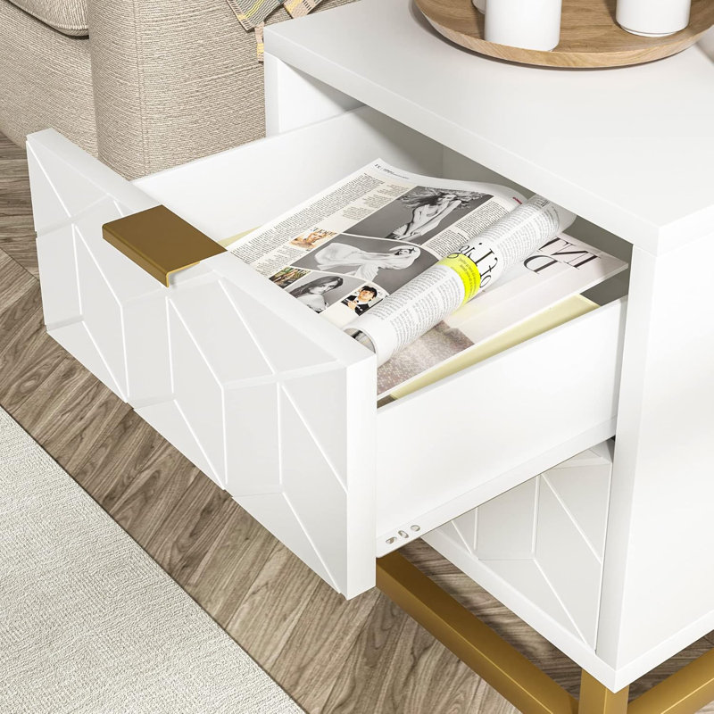 40cm W Bedside Table