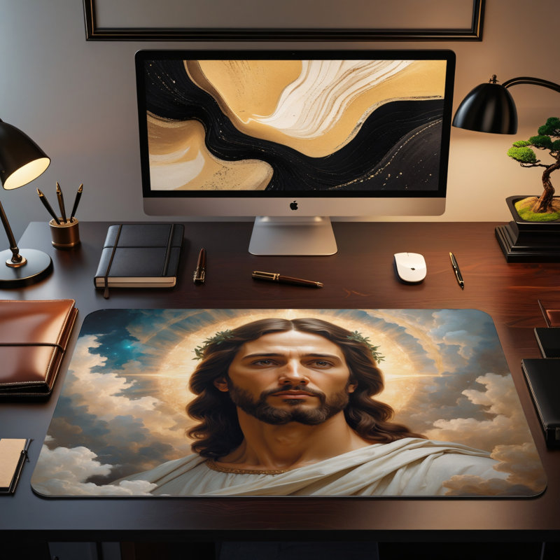 Polyester Desk Pad, 31.5x15.5