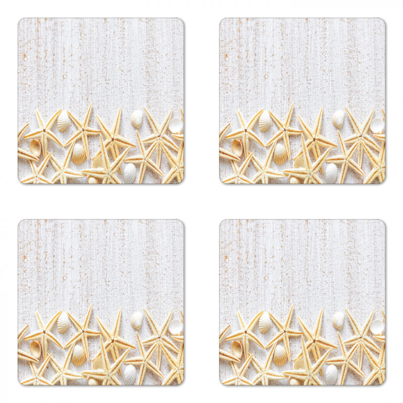 Square 4 Piece Coaster Set