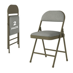 LX-ZDY0050 4-pack, 1.0mm thick striped folding chairs, 45*46*79.5cm