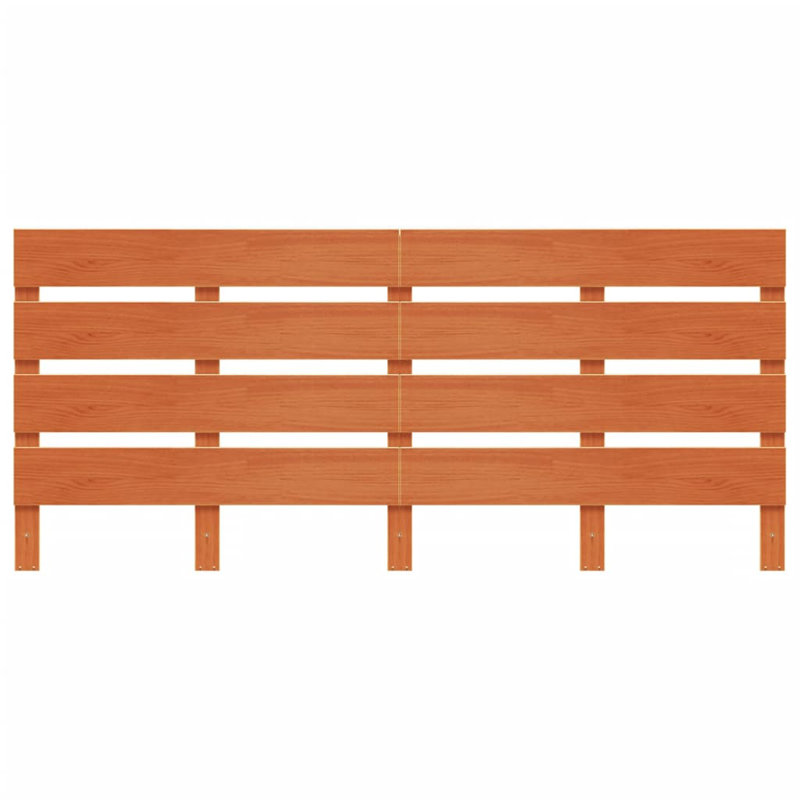 Mucklen Solid Wood Headboard, 82.5cm H x 124cm W x 6cm D