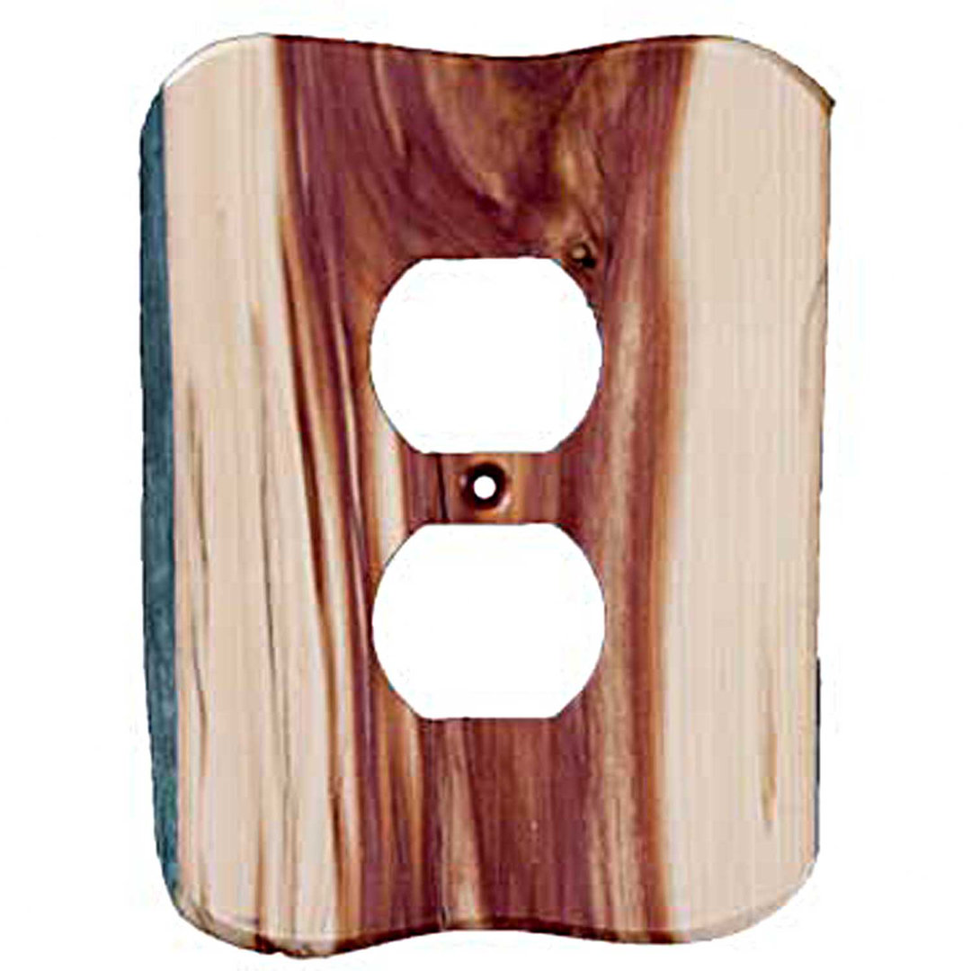 Rustic No Subject 1 - Gang Duplex Outlet Jumbo Wall Plate Sierra Lifestyles