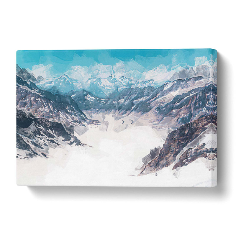 Aletsch Glacier in Switzerland - Wrapped Canvas, 91.4 cm H x 61 cm W