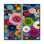 «Vibrant Flower Wall Horizon», impressions sur toile abstraites fractales, art mural abstrait rose 2 pièces