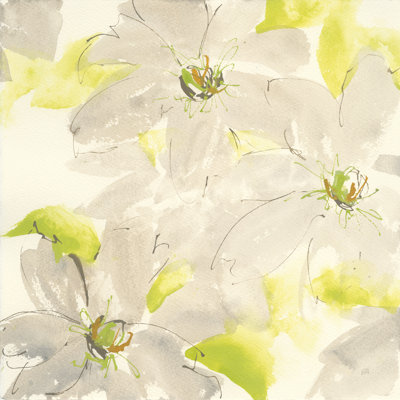 «Dancing Clematis I» par Chris Paschke - reproduction imprimée