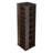 Media Storage Cabinet, CD Rack Tower, 34 Compartments Rotating Media Tower Rack for CDs, DVDs, Books and Game Discs, DVD Stand for Living Room, Home Office and Recording Room, Brown