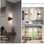 Ensemble de deux appliques murales, lampe murale câblée, base de cuisine E12 (ampoule non incluse)-1268893955