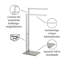 Granite 2 Freestanding Towel Stand