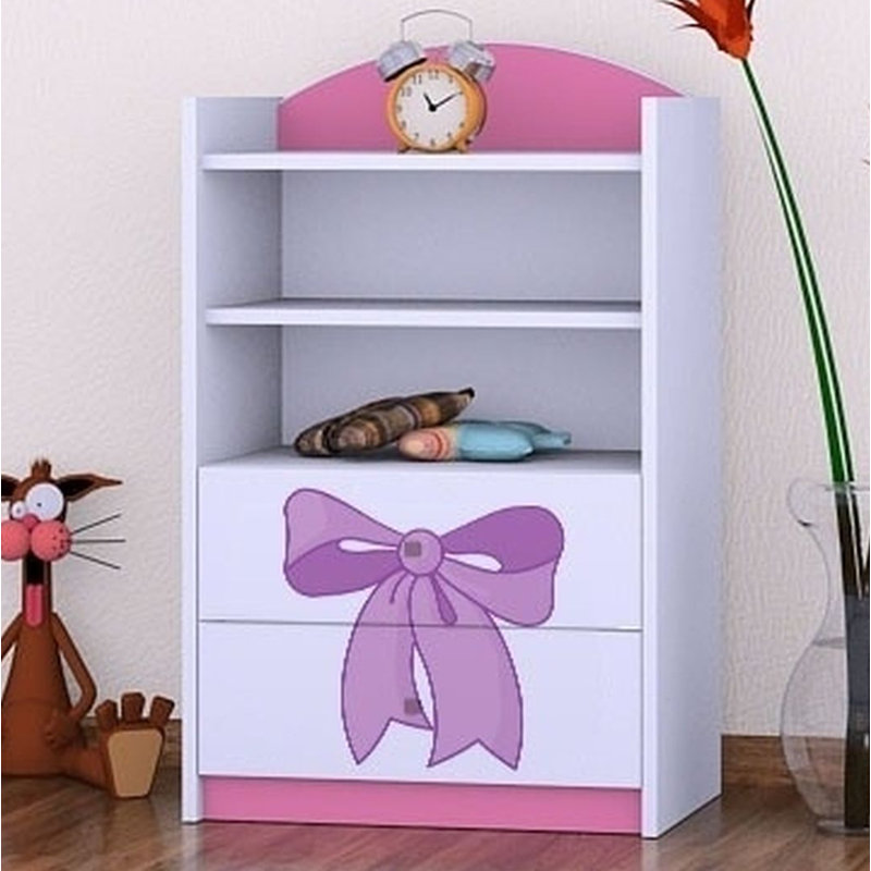 Rhiannon 96cm H X 60cm W Kids Cube, Pink