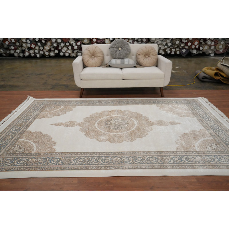 Tapis turc traditionnel de style victorien 7 x 10