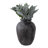 Modern Decorative Pottery Terracotta Vase With Textured Surface And Rounded Rim For Casual Home Style Accents Sleek Rustic Design Versatile Standalone Display Handmade-Look Artisan Finish-1398690862