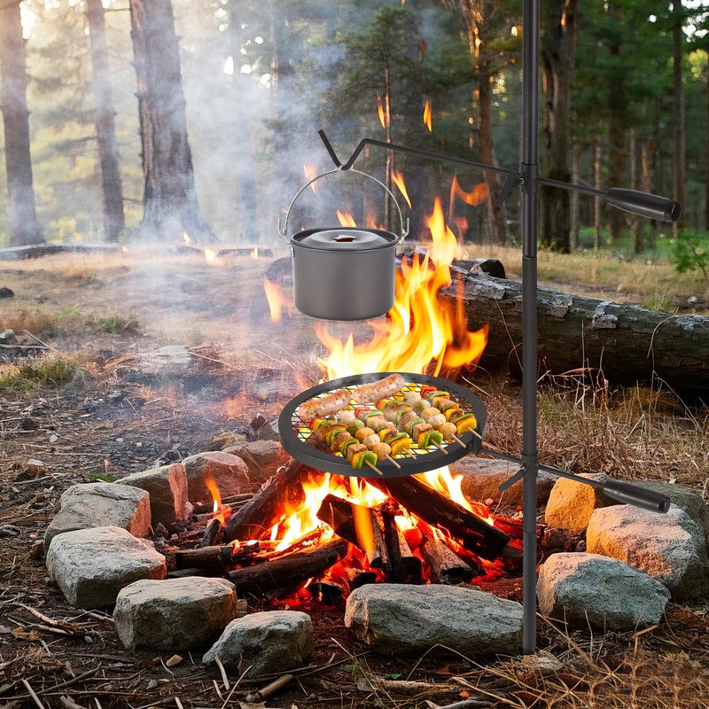 ZACOO 62cm W Portable Charcoal Grill