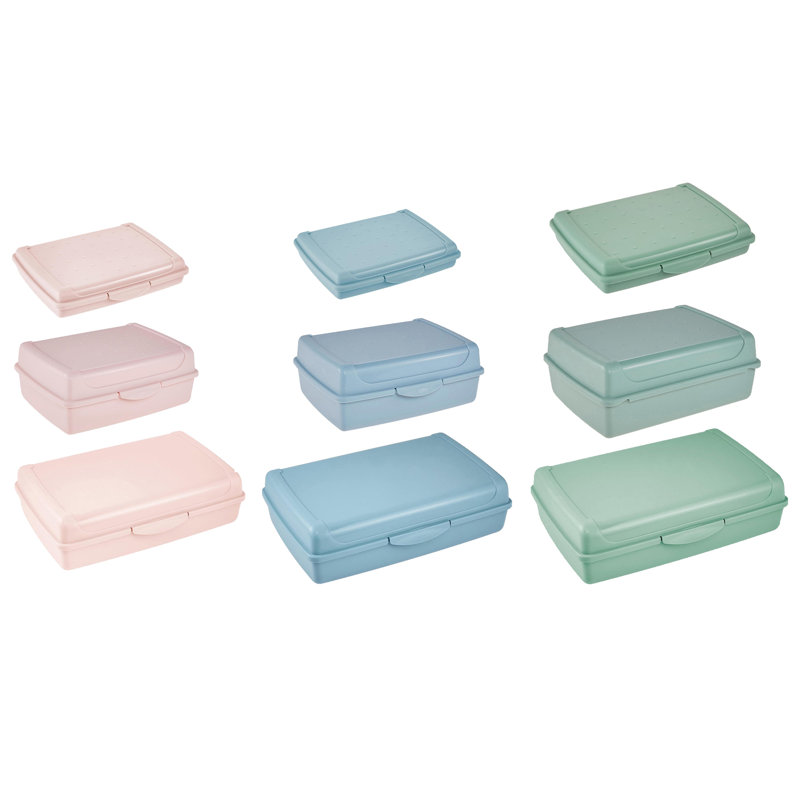 Set Of 9 Clip Lock Fresh Food Container - Green