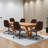 Keavey 23" Wide Leather Mid Back Mid-Century Modern Office Chair-101644258-101644264