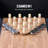 9 ft LED Shuffleboard Table 2 in 1 Shuffleboard and Bowling Combo Game Set