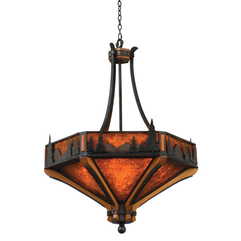 Luminaire suspendu bol 6 lumières Aspen
